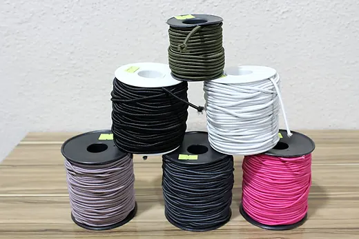 Round braided elastic 80