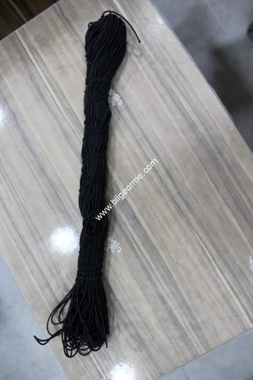 Round braided elastic products
