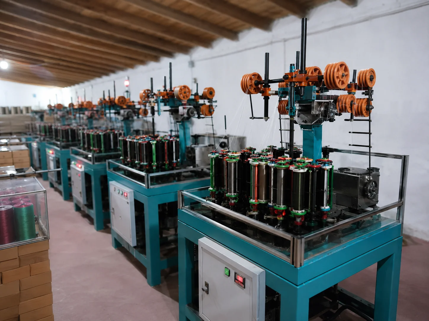 Machine spool system