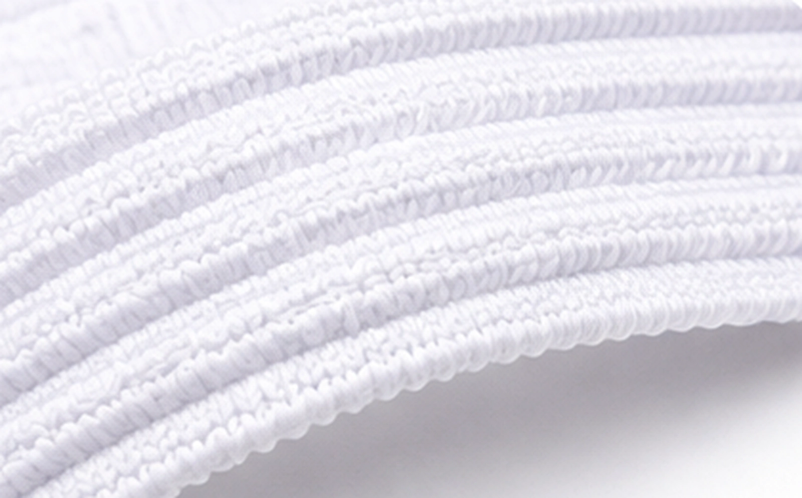 ribbed baby elastic 3–4 mm surface close-up